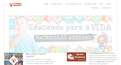 Desktop Screenshot of colegiosagradocoracaodejesus.com