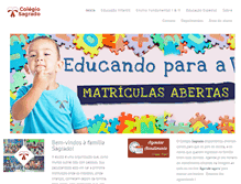 Tablet Screenshot of colegiosagradocoracaodejesus.com